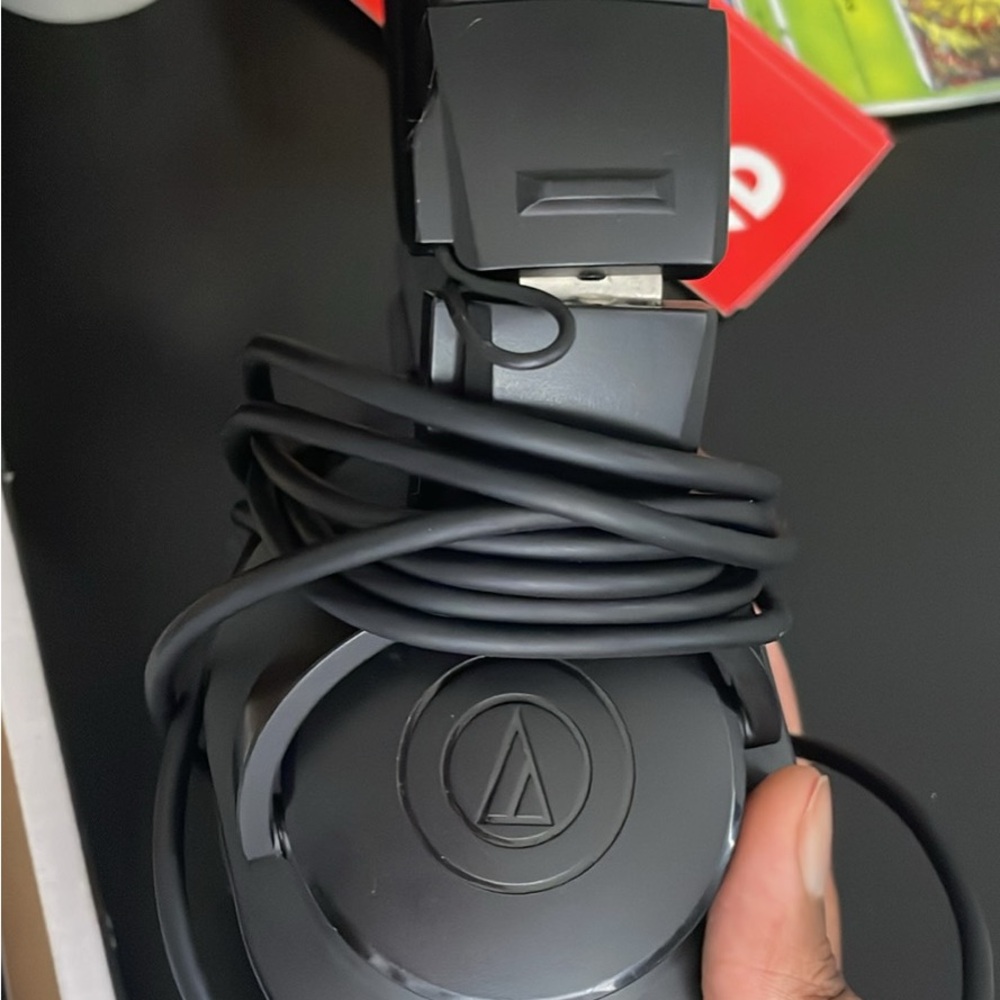 Audio Technica Matte Black Headphones